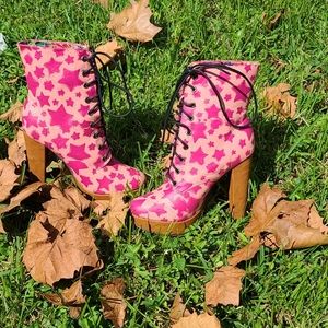Pink Star Bootie